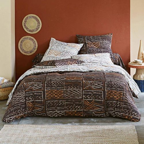 Housse de couette double face en coton TISSAGE motif africain - Becquet - Modalova