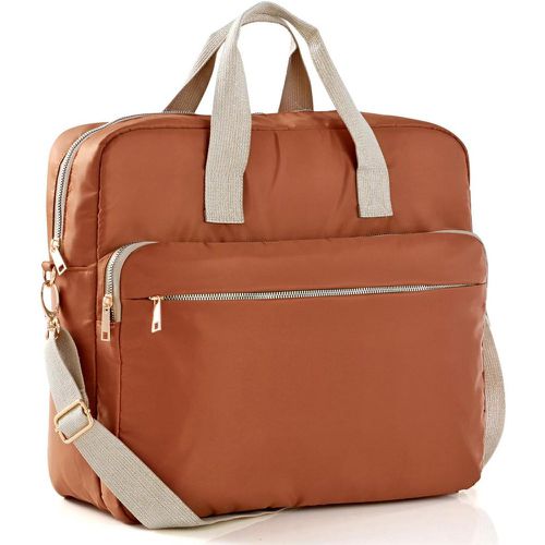 Sac pour ordinateur en Textile caramel - Becquet - Modalova