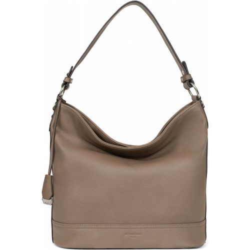 Besace A4 écorce en cuir - Hexagona - Modalova