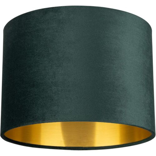 Abat-jour cylindrique E27 Velours Vert - Britop Lighting - Modalova