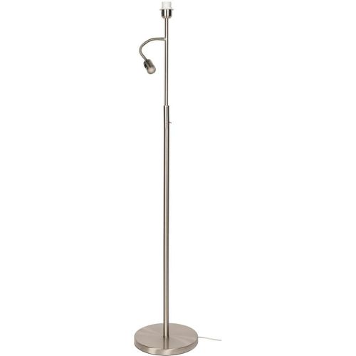 Pied de lampadaire 1xE27 Max.60W 1xLED Intégrée 150lm 3000K 3W Métal Satiné - Britop Lighting - Modalova