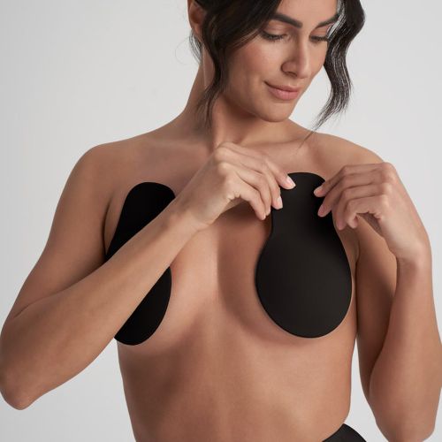 Cache tétons Adhésifs Remonte-seins Noir - Bye Bra - Modalova