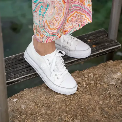 Baskets INDIRA blanc - Les Petites Bombes - Modalova