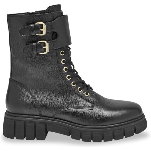 Boots noir RITIKA en cuir - Les Tropéziennes par M.Belarbi - Modalova