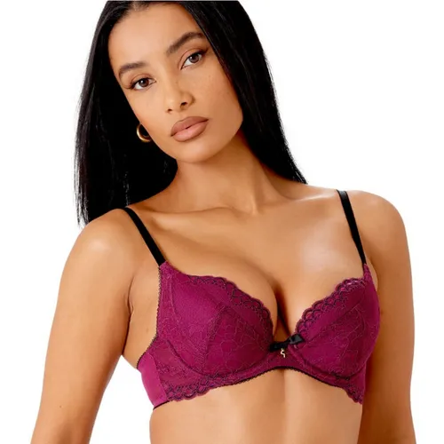 Soutien-gorge push-up en dentelle violet - Gossard - Modalova