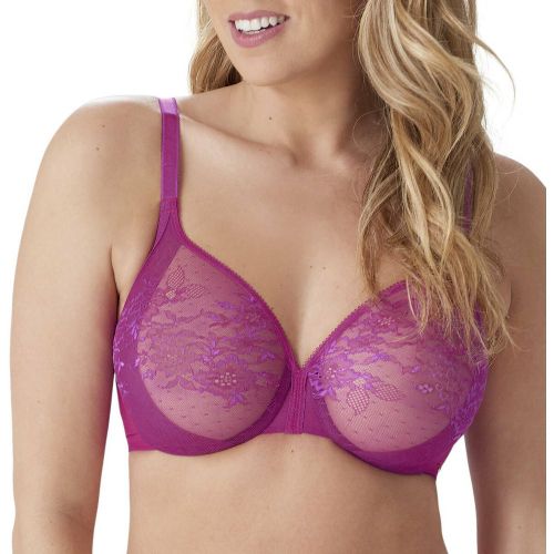Soutien-gorge moulé en dentelle fuchsia - Gossard - Modalova