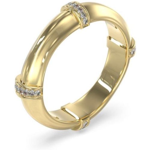 Bague Bamboo JUBR05165JWYG Acier - Guess Bijoux - Modalova