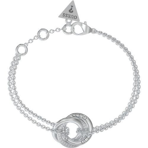 Bracelet Perfect Acier Rhodié Mini Liens - Guess Bijoux - Modalova
