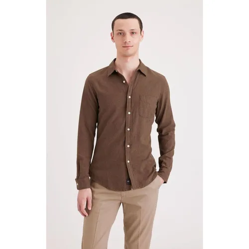 Chemise en coton caramel Original - Dockers - Modalova