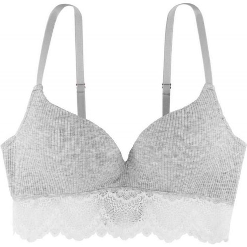 Soutien-gorge triangle sans armatures - Gris en coton - Dorina - Modalova
