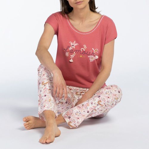 Pyjama long manches longues rose - Naf Naf homewear - Modalova