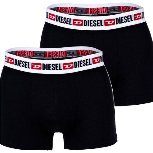 Lot de 2 boxers coton noir/noir - Diesel Underwear - Modalova