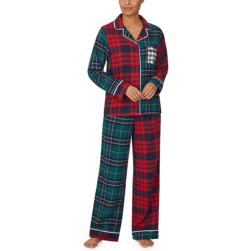 Pyjama avec un pantalon et haut manches longues en coton - DKNY - Modalova