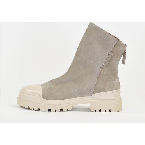 Bottines en Cuir FRESSIA Creme - Emilie Karston - Modalova