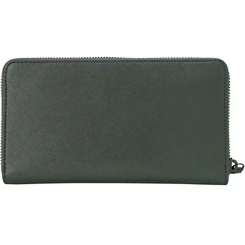 Porte-Feuille - Zip Around Wallet en cuir - Emporio Armani Maroquinerie - Modalova