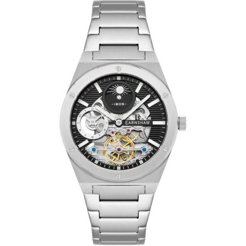 Montre Drake Dual Time Automatic - ES-8291-11 Bracelet Acier - Earnshaw - Modalova