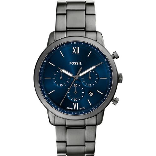 Montre Neutra - FS6111 Bracelet Acier Gris foncé - Fossil Montres - Modalova