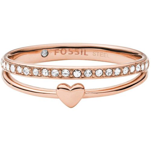 Bague Fossil JF03460791 Femme - Fossil Bijoux - Modalova