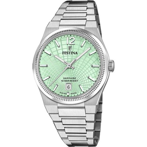 Montre Rive Collection - F20052-4 Bracelet Acier Argent - Festina Swiss Made - Modalova