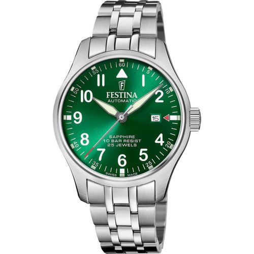 Montre Automatico - F20151-B Bracelet Acier - Festina Swiss Made - Modalova