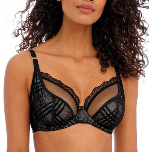 Soutien-gorge plongeant armatures - Noir FATALE - Freya - Modalova