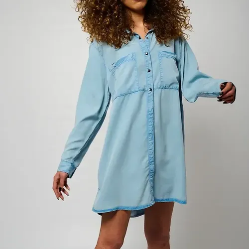 Robe VERSA blanc en tencel - Kaporal - Modalova