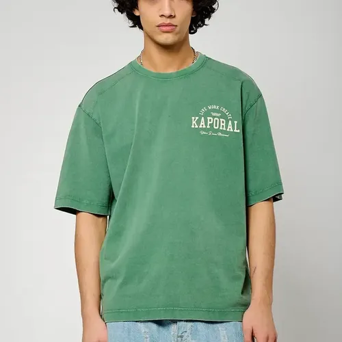 Tee Shirt Manches Courtes en coton JOEY Green - Kaporal - Modalova