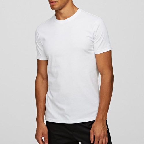 T-shirt col rond coton - Karl Lagerfeld - Modalova