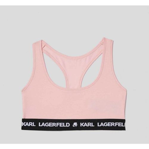 Bralette sans armatures logotée - Karl Lagerfeld - Modalova