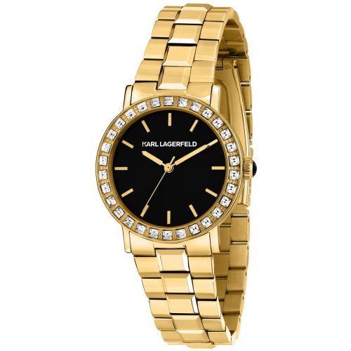 Montre Crystal - R0553100508 Bracelet Acier Doré - Karl Lagerfeld - Modalova
