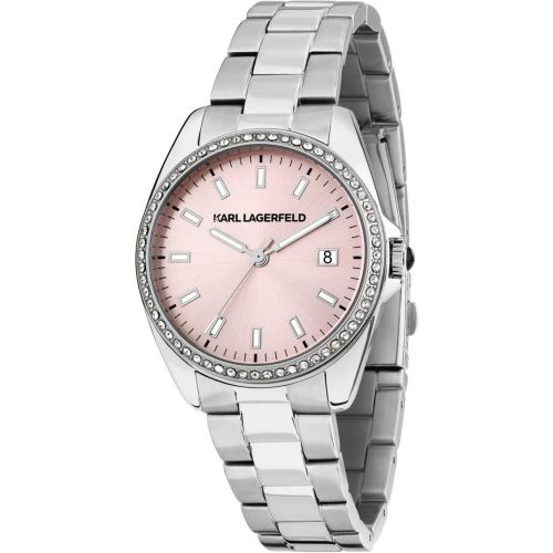 Montre Round Essentials - R0553101512 Bracelet Acier Argent - Karl Lagerfeld - Modalova