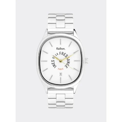 Montre Grande Colorama x Ines de la Fressange Paris - 9125412 Silver - Kelton - Modalova