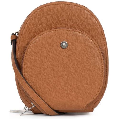 Pochette téléphone avec porte-cartes Stop RFID Cuir AVA Caramel en toile Gail - Hexagona - Modalova