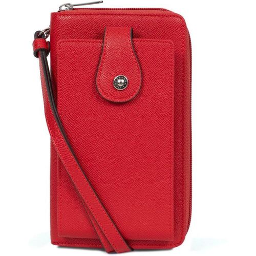 Pochette téléphone avec portefeuille Stop RFID Cuir AVA en toile Vivi - Hexagona - Modalova