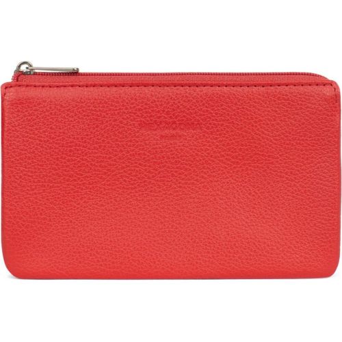 Porte-monnaie Cuir CONFORT Fraise Demi - Hexagona - Modalova