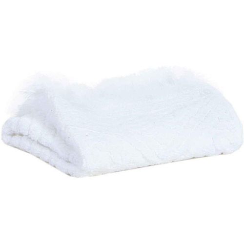 Drap De Douche Uni ZOE - Neige 70x140 cm - Vivaraise - Modalova