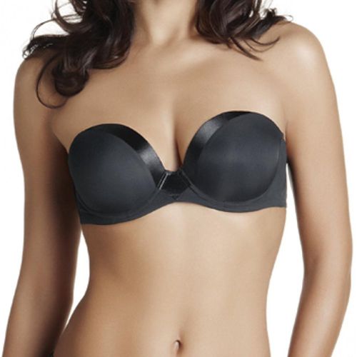 Soutien-Gorge Bandeau Bretelles Amovibles Noir - Implicite - Modalova
