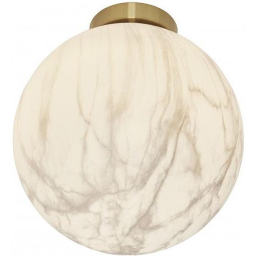 Luminaire de Plafond CARRARA Sphère Effet Marbre 28 x 32CM - It s About Romi - Modalova