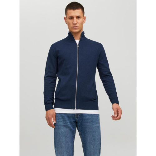 Cardigan Col tortue Manches longues Marine en coton Saul - jack & jones - Modalova