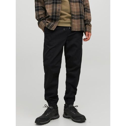 Jogger Tapered Fit Noir en coton - jack & jones - Modalova