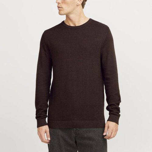 Pull en maille en Coton Vert Asa - jack & jones - Modalova