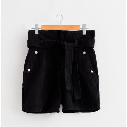Short paperbag denim Noir - Outside In - Modalova