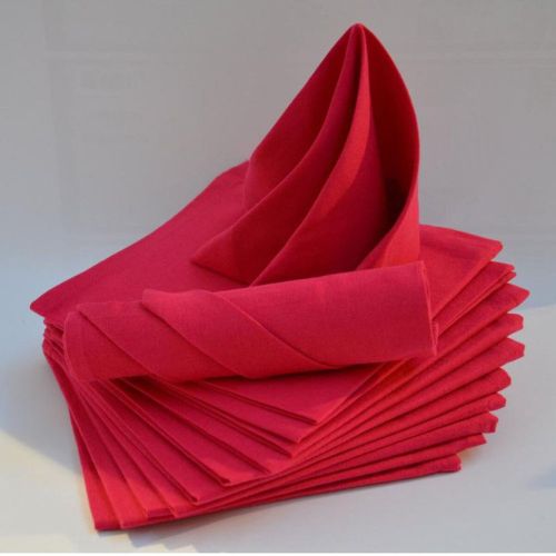 Lot de 12 serviettes de table ARC EN CIEL Azalée 44 x 44 cm - Calitex - Modalova
