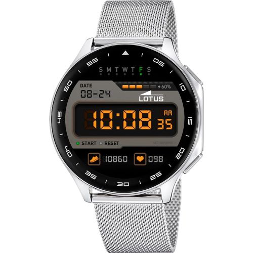 Montre connectée Smartwatch - L50050-2 Bracelet Acier - Lotus - Modalova