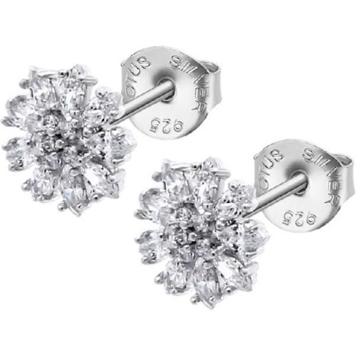 Clous d'oreilles Colors LP3560-4-1 - Lotus Silver - Modalova
