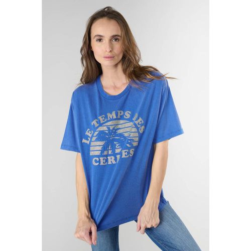 Tee-Shirt RILEY bleu Kaye en coton - Le Temps des Cerises - Modalova