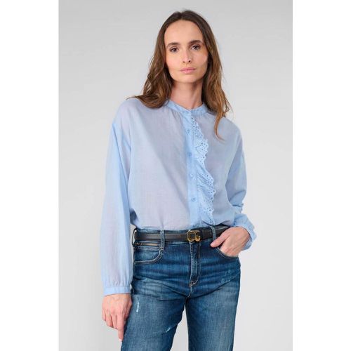 Chemise AUPS bleu en coton Dina - Le Temps des Cerises - Modalova