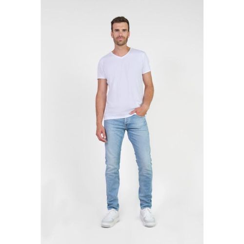 Jeans ajusté stretch 700/11, longueur 34 Dylan - Le Temps des Cerises - Modalova
