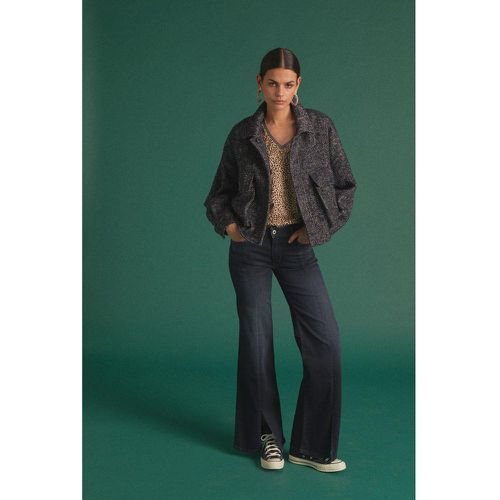 Jeans Sin pulp flare taille haute -noir N°1 en coton - Le Temps des Cerises - Modalova