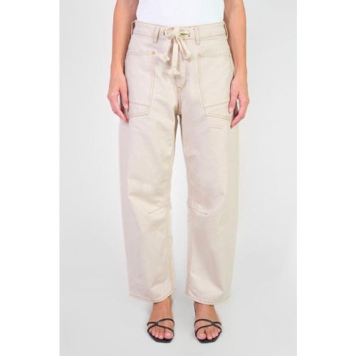 Jeans loose, large balloon taille haute, longueur 34 Luna - Le Temps des Cerises - Modalova